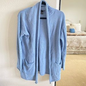 Women’s Light Blue H&M Open Cardigan with Pockets Size Medium